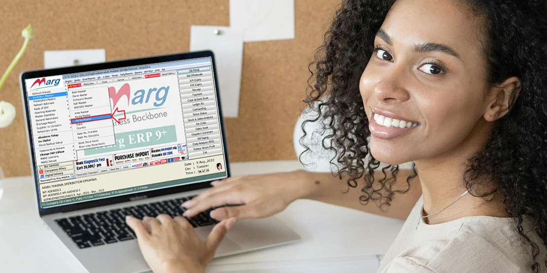 The Marg ERP 9+ Software