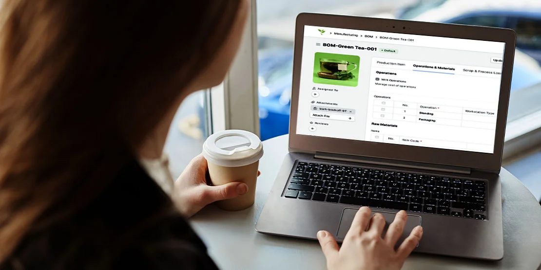 What is the process of manufacturing in the Tea Industry