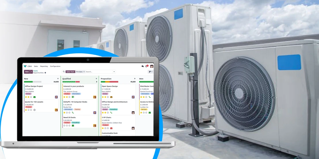 What are the features of HVAC Software