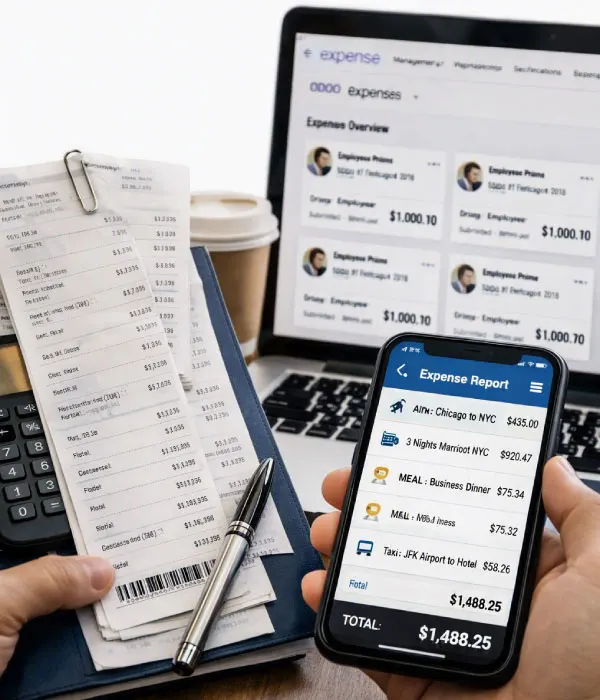 Efficient Travel Reporting: Grouping Expenses for Smarter Approvals