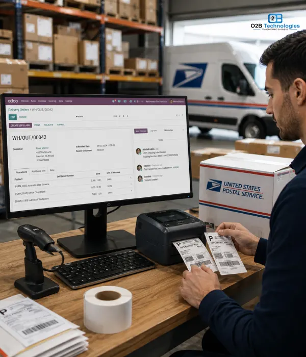 USPS integrations with Odoo ERP