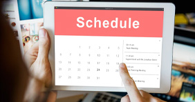 Booking and scheduling meetings quickly