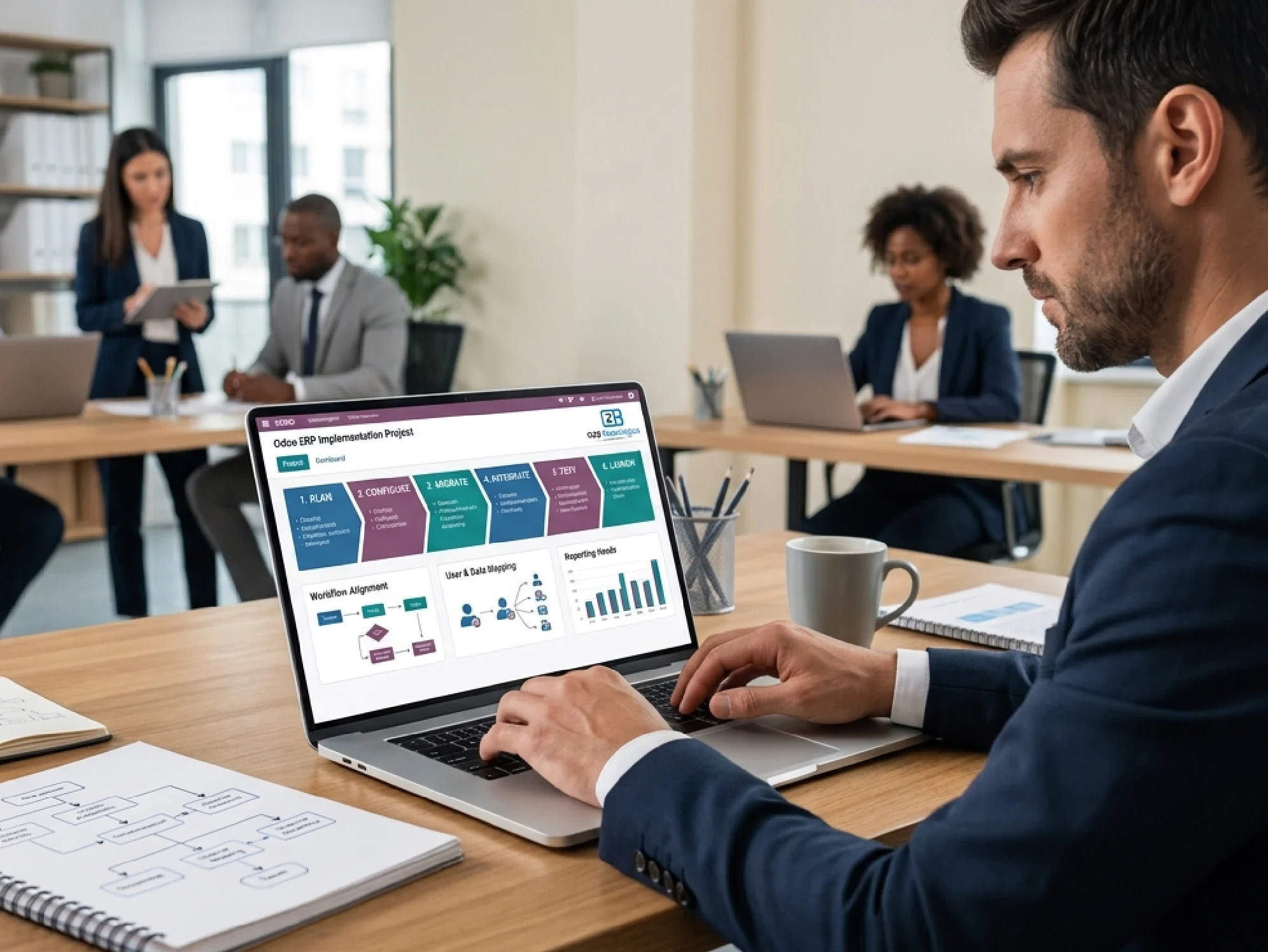Odoo ERP Dashboard Showcase