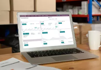 Odoo accounting and financial reports for distributors