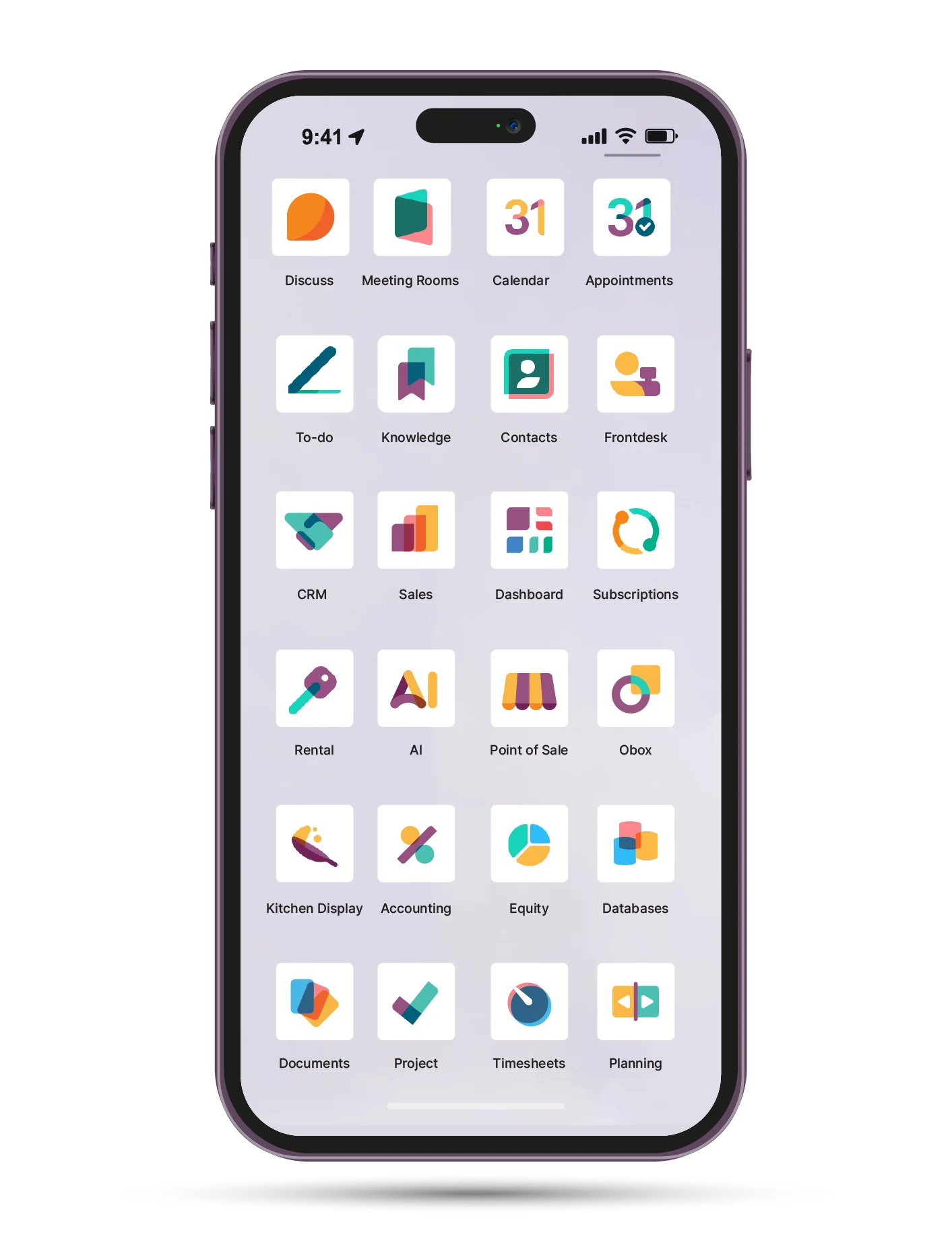 Odoo Mobile App Dashboard